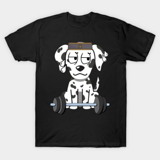 Funny dalmatian is exercising T-Shirt